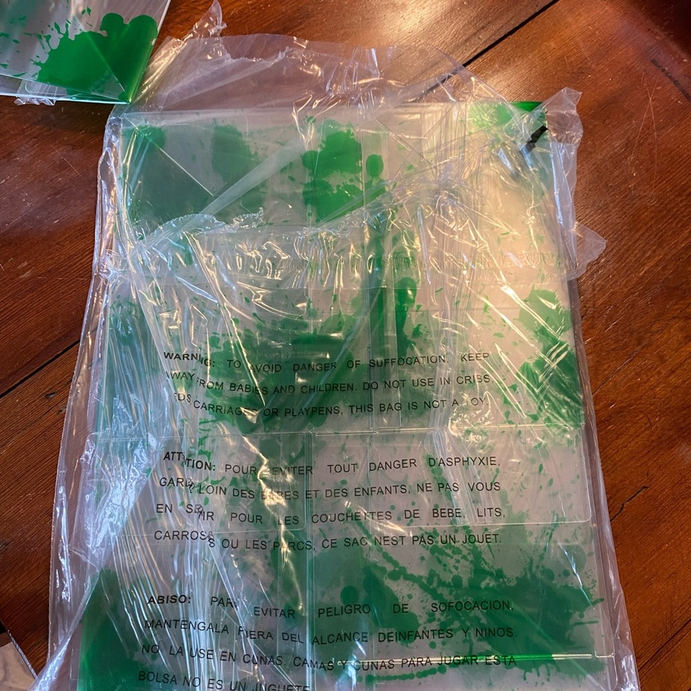 Blood splatter green funko pop protectors